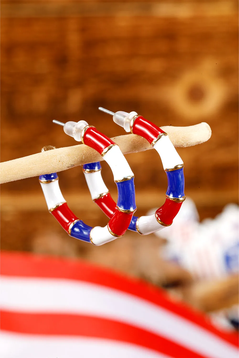 Leyla C Shape Stud Earrings sold by Zulily product image thumbnail 4