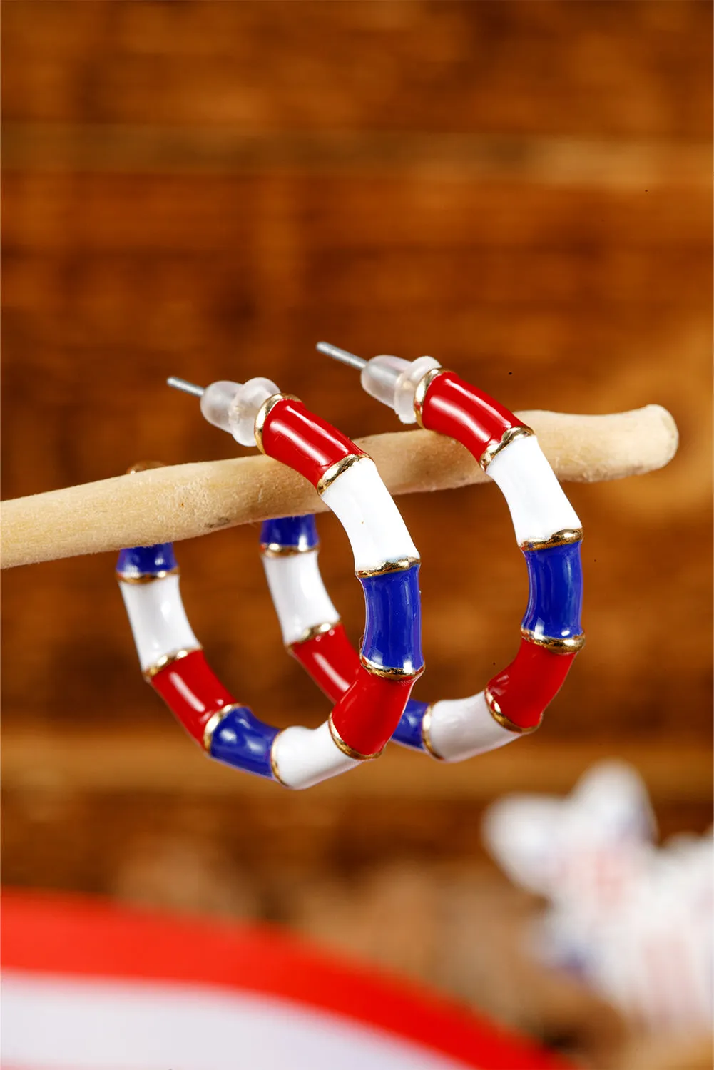 Leyla C Shape Stud Earrings sold by Zulily