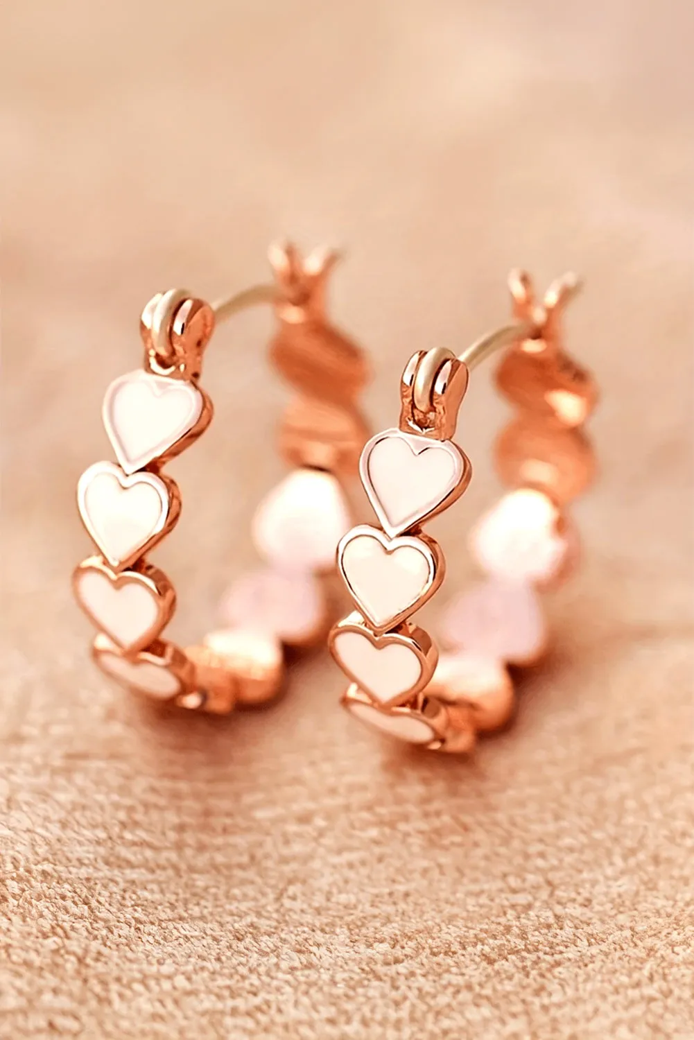 Heart Shape Small Hook Earrings sold by Zulily product image thumbnail 2