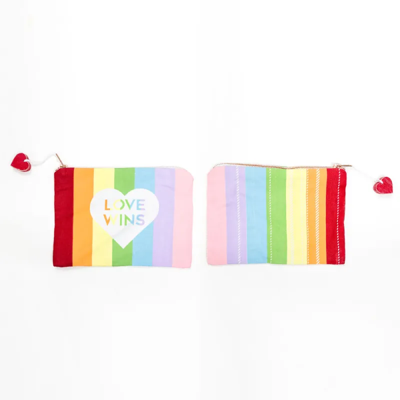 Adams & CO Canvas Clutch made by Zulily