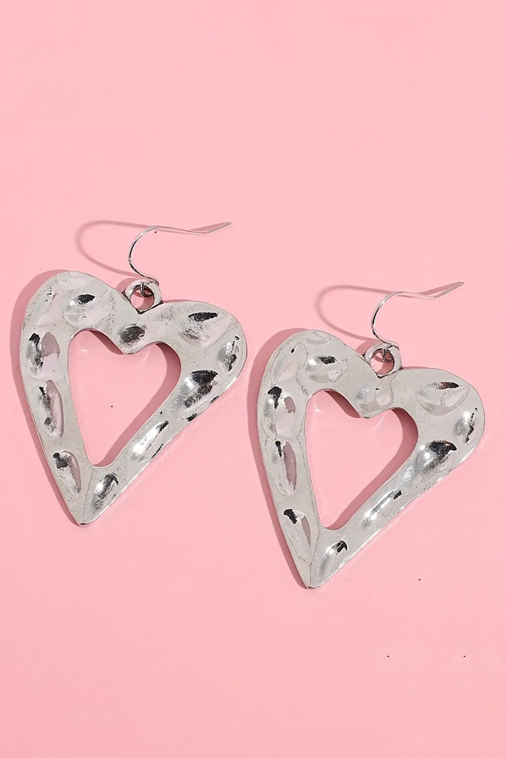 Hollowed Heart Shape Earrings sold by Zulily product image thumbnail 2