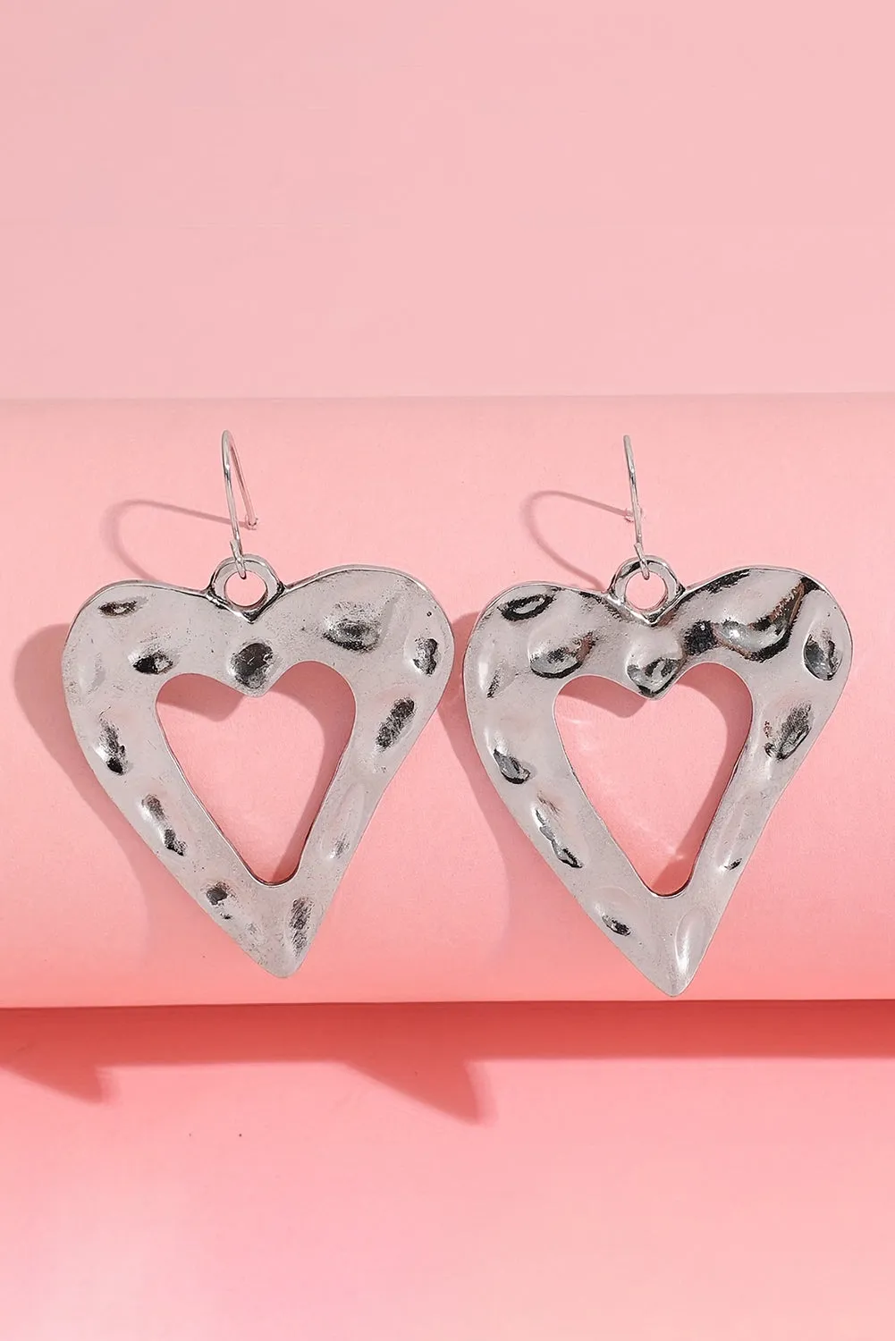 Hollowed Heart Shape Earrings sold by Zulily product image thumbnail 3
