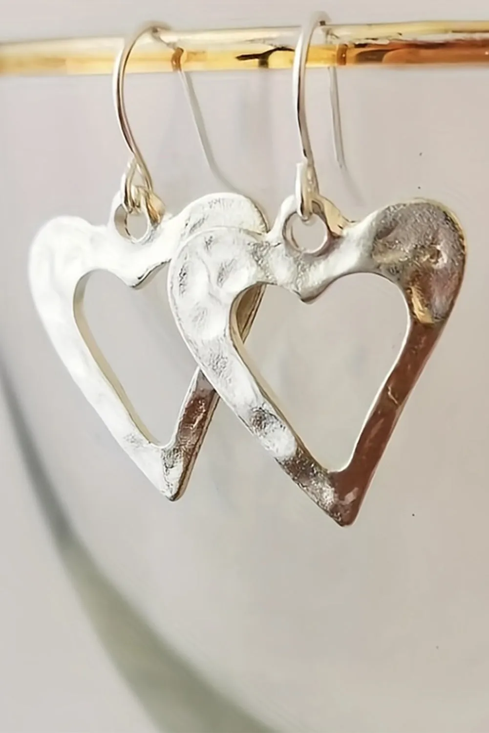 Hollowed Heart Shape Earrings sold by Zulily