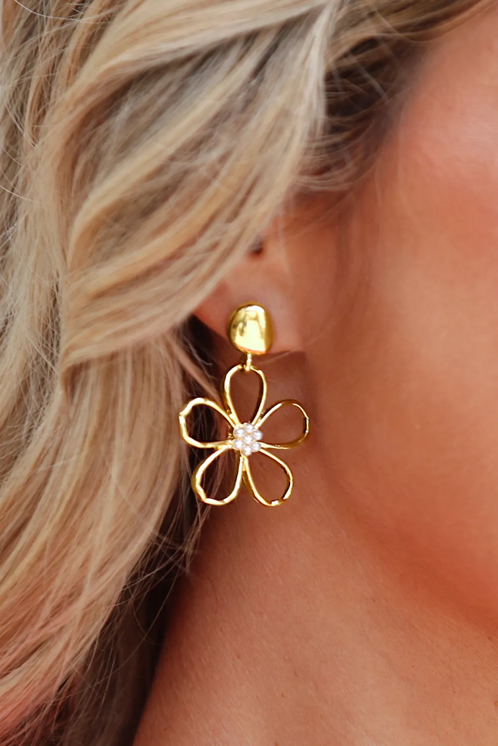 Kendall Pearl Decor Stud Earrings sold by Zulily