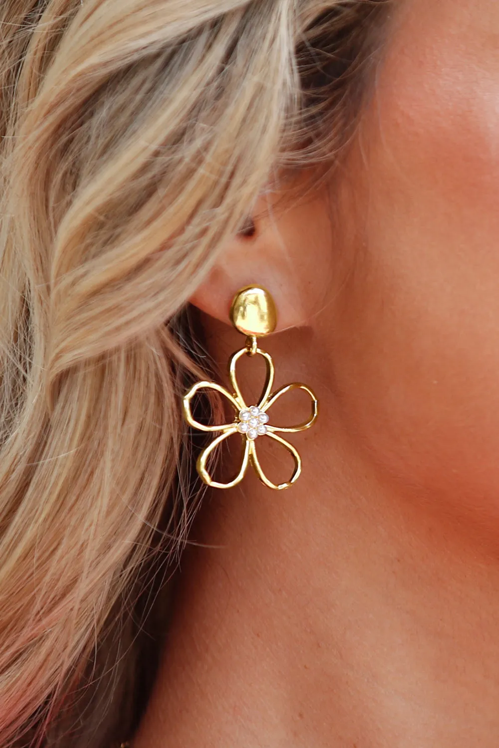 Kendall Pearl Decor Stud Earrings sold by Zulily product image thumbnail 2