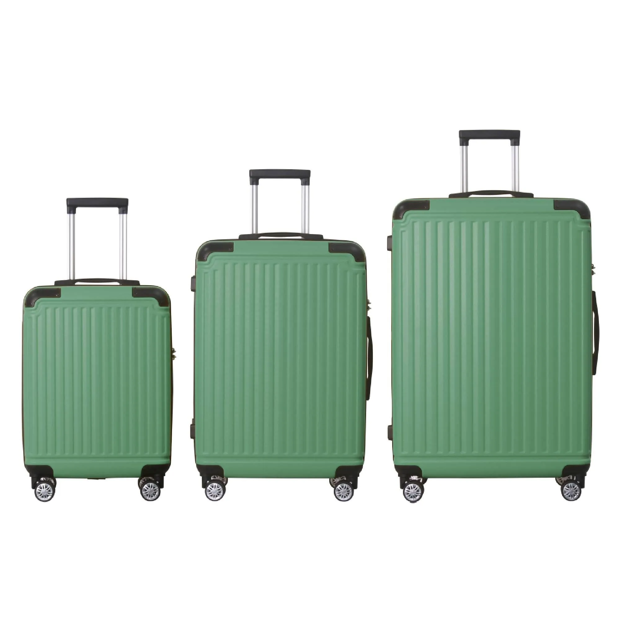 4 Supply 3-Piece Premium Abs Luggage Set-20", 24", And 28" Suitcases With Multi-Position Handle, Silent Spinner Wheels, And Tsa-Approved Lock-Durable, Stylish, And Spacious Travel Gear sold by Zulily product image thumbnail 5