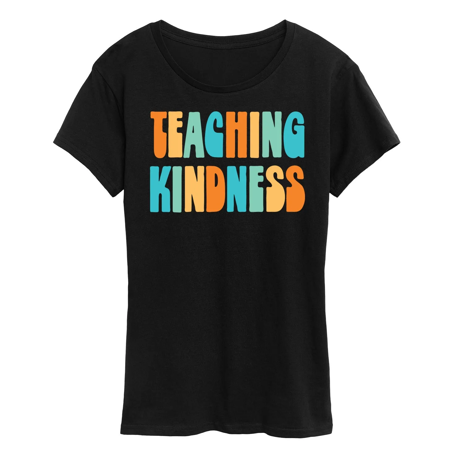 Instant Message - Teaching Kindness - Women's Short Sleeve Graphic T-Shirt sold by Zulily