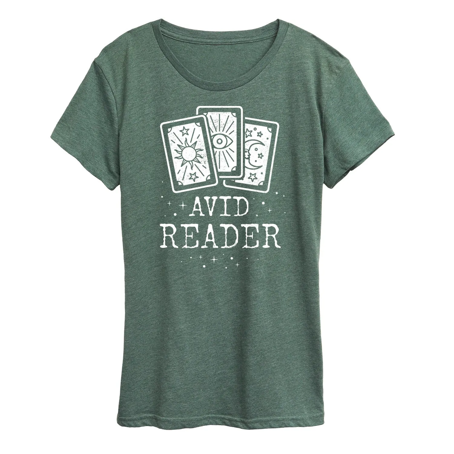 Instant Message - Tarot Avid Reader - Women's Short Sleeve Graphic T-Shirt sold by Zulily product image thumbnail 2