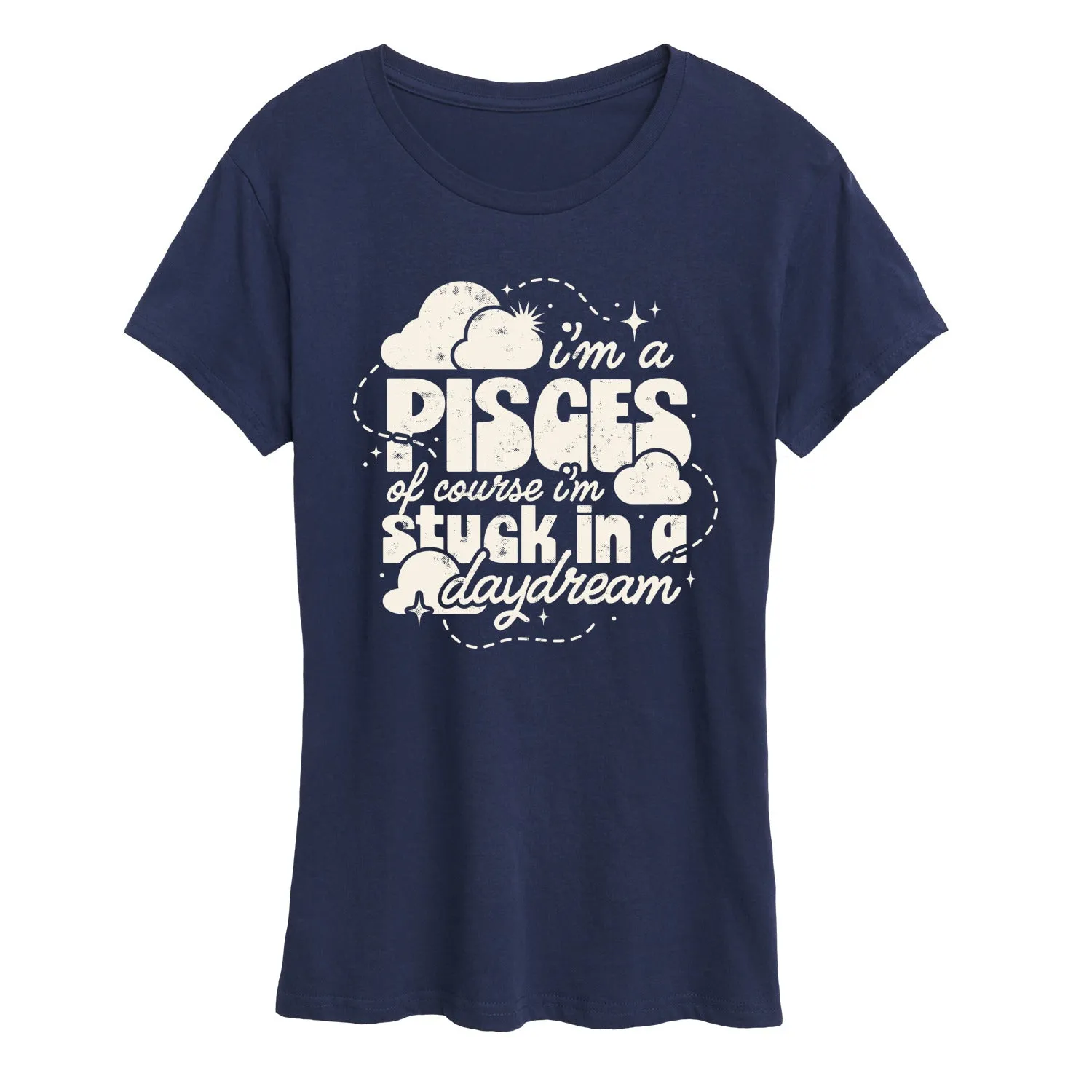 Instant Message - I'm A Pisces Daydream - Women's Short Sleeve Graphic T-Shirt sold by Zulily product image thumbnail 5