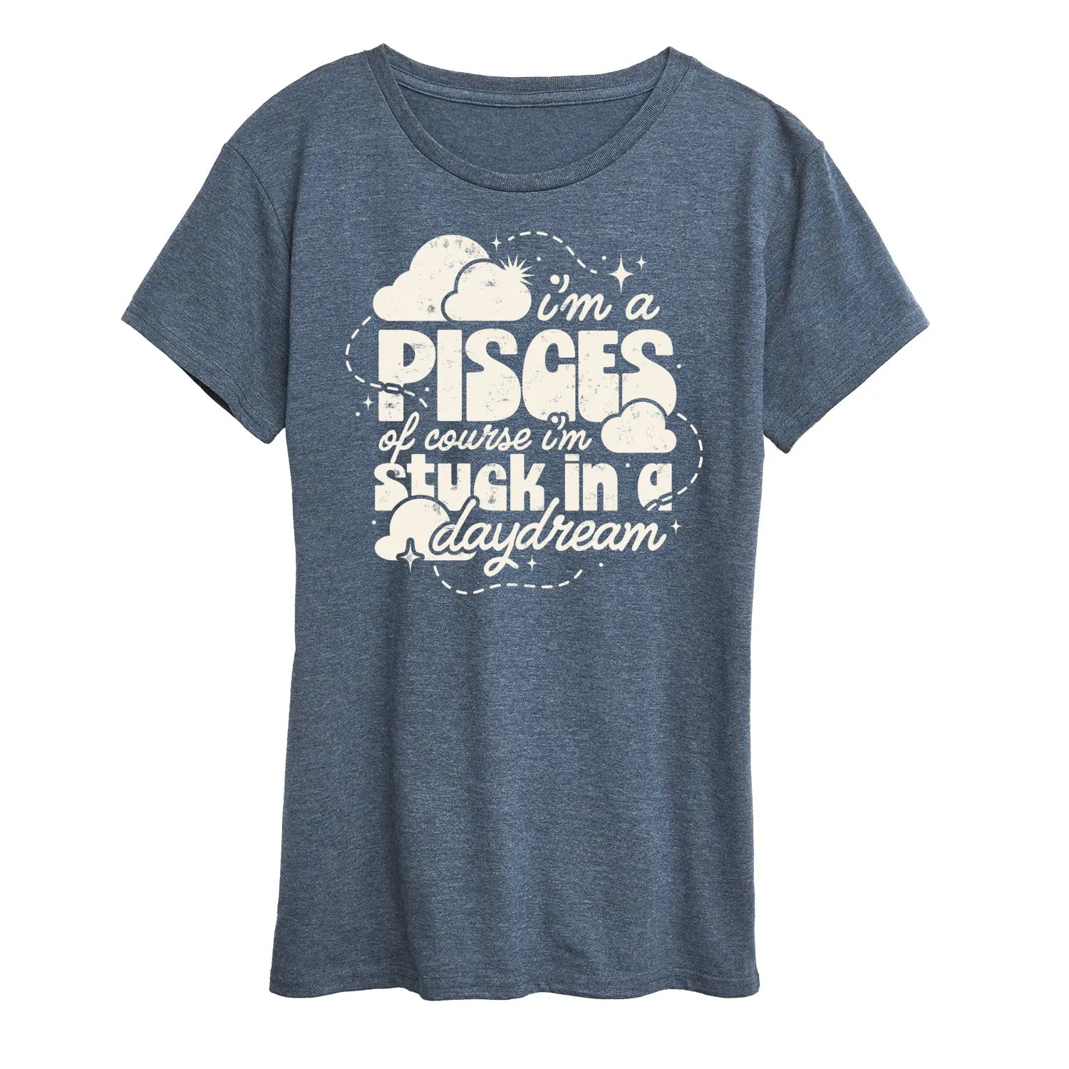 Instant Message - I'm A Pisces Daydream - Women's Short Sleeve Graphic T-Shirt sold by Zulily product image thumbnail 2