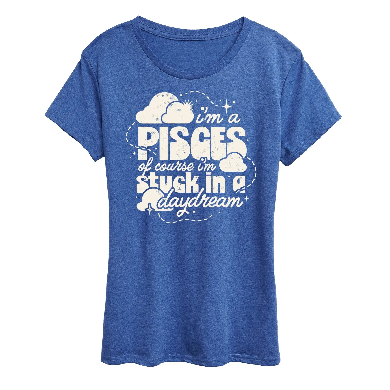 Instant Message - I'm A Pisces Daydream - Women's Short Sleeve Graphic T-Shirt sold by Zulily product image thumbnail 4