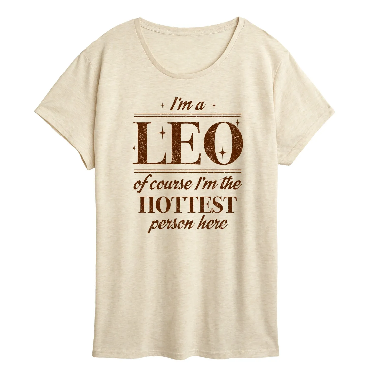 Instant Message - I'm A Leo - Women's Short Sleeve Graphic T-Shirt sold by Zulily
