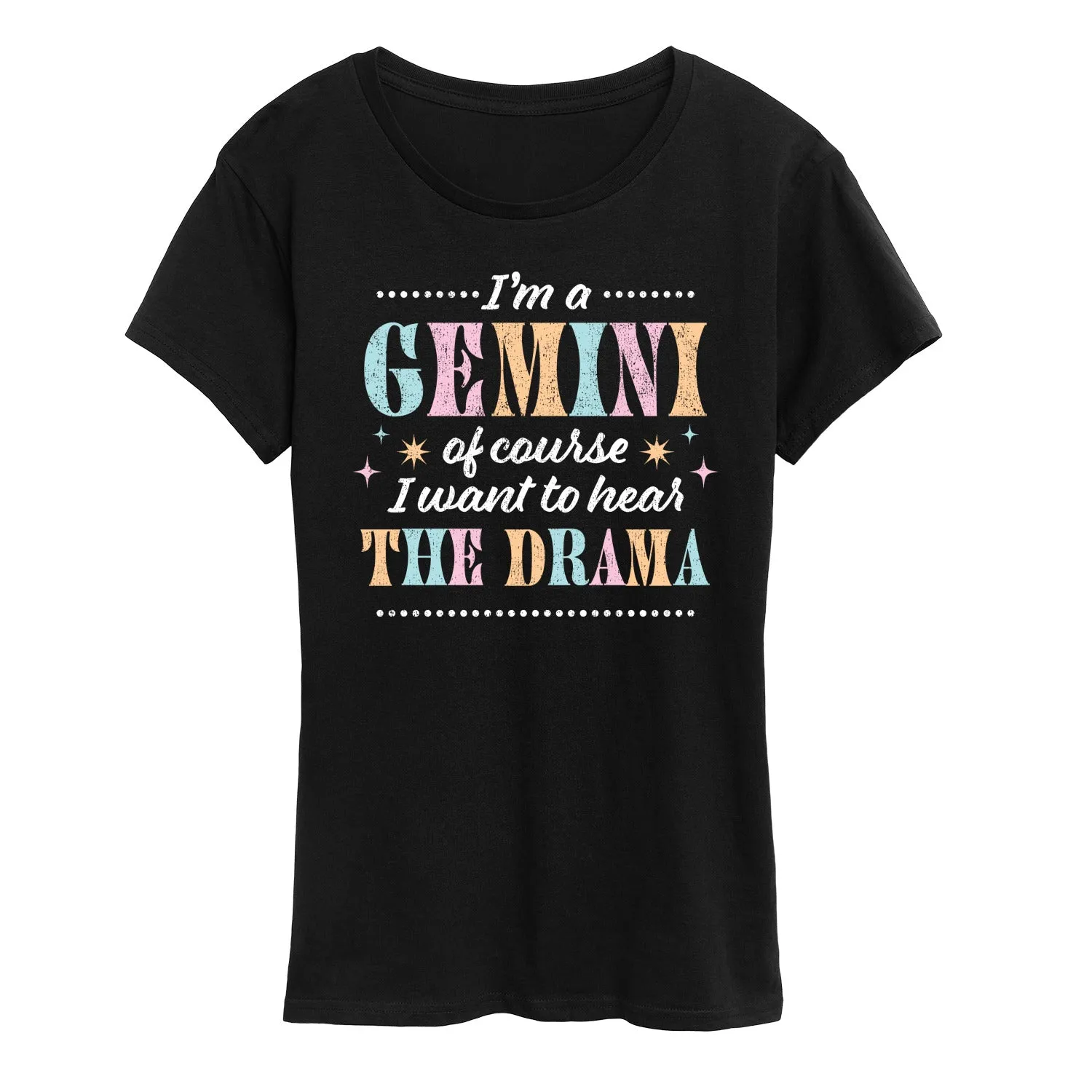 Instant Message - I'm A Gemini - Women's Short Sleeve Graphic T-Shirt sold by Zulily