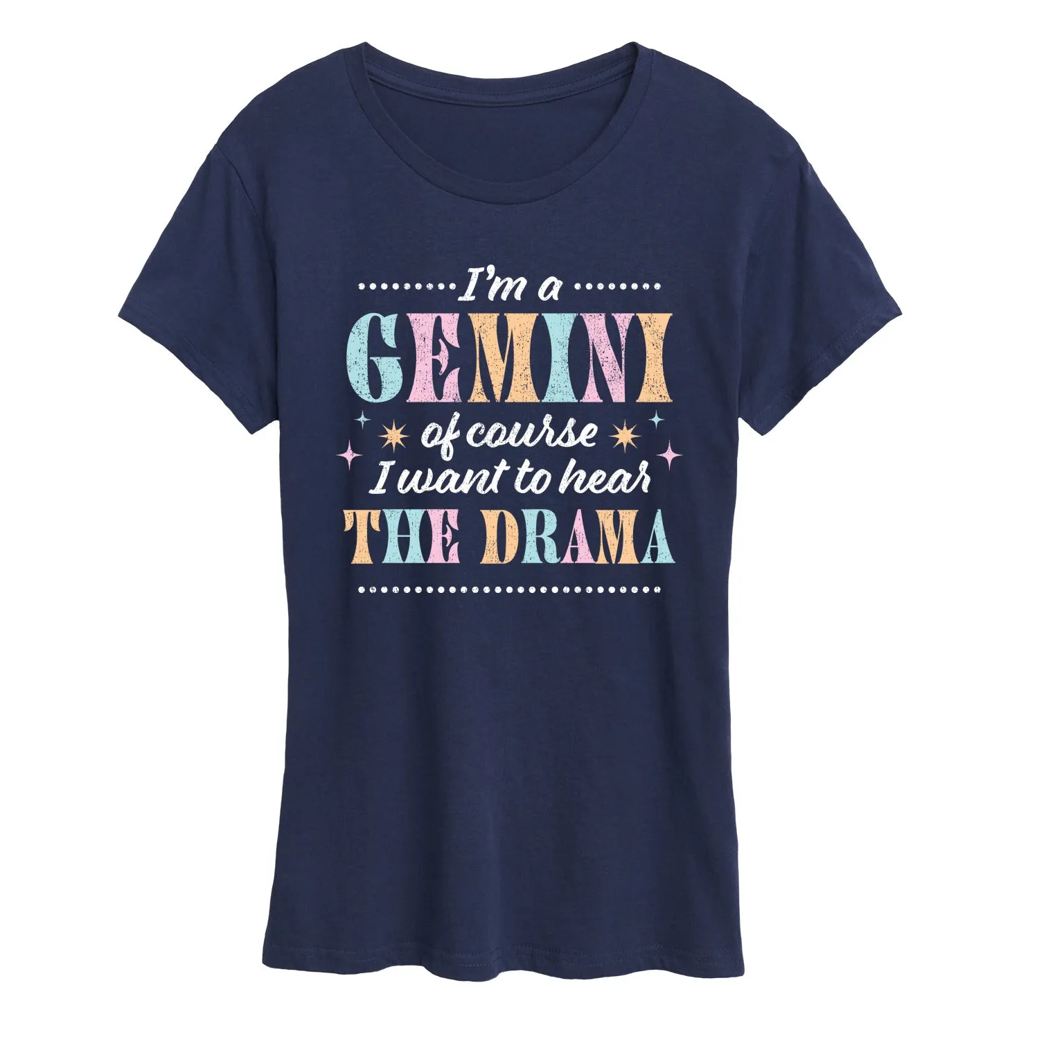 Instant Message - I'm A Gemini - Women's Short Sleeve Graphic T-Shirt sold by Zulily product image thumbnail 2