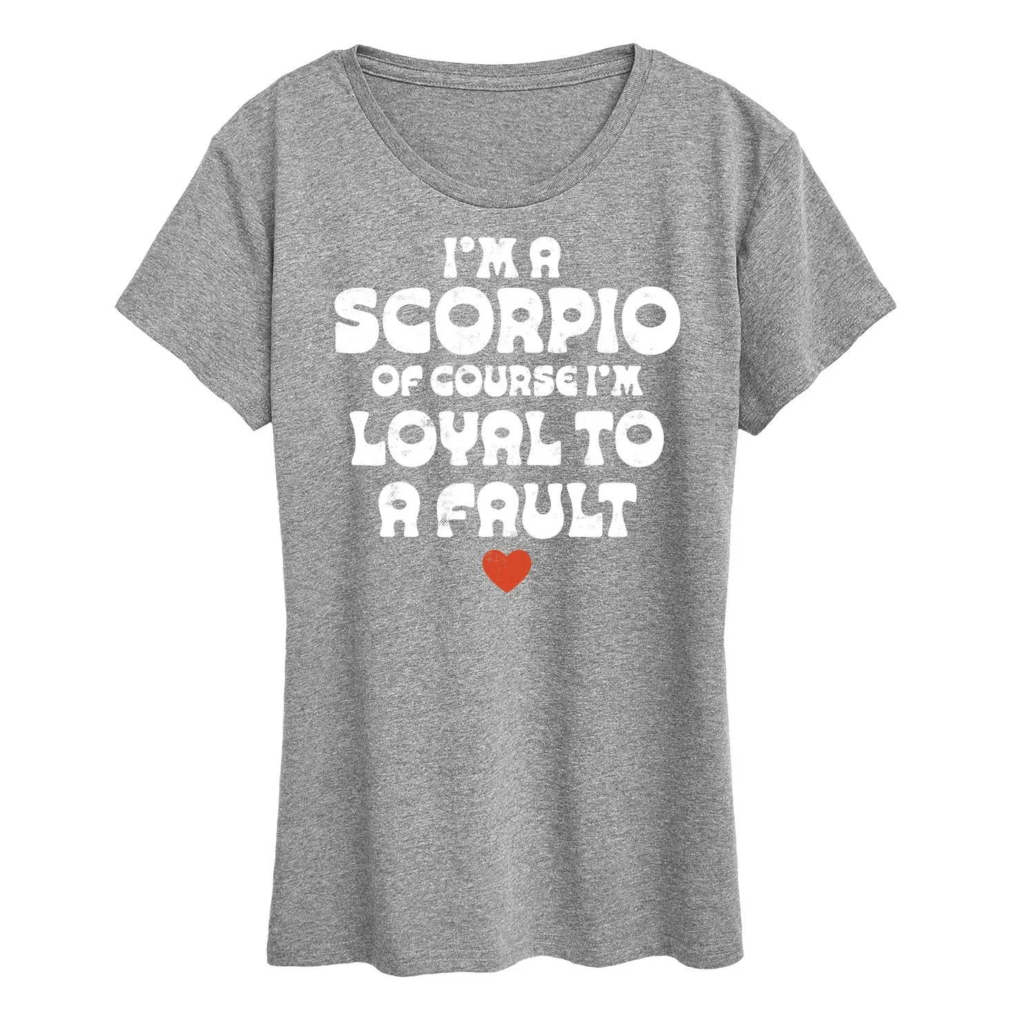 Instant Message - I'm A Scorpio Loyal To A Fault - Women's Short Sleeve Graphic T-Shirt sold by Zulily product image thumbnail 3