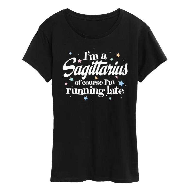 Instant Message - I'm A Sagittarius - Women's Short Sleeve Graphic T-Shirt made by Zulily