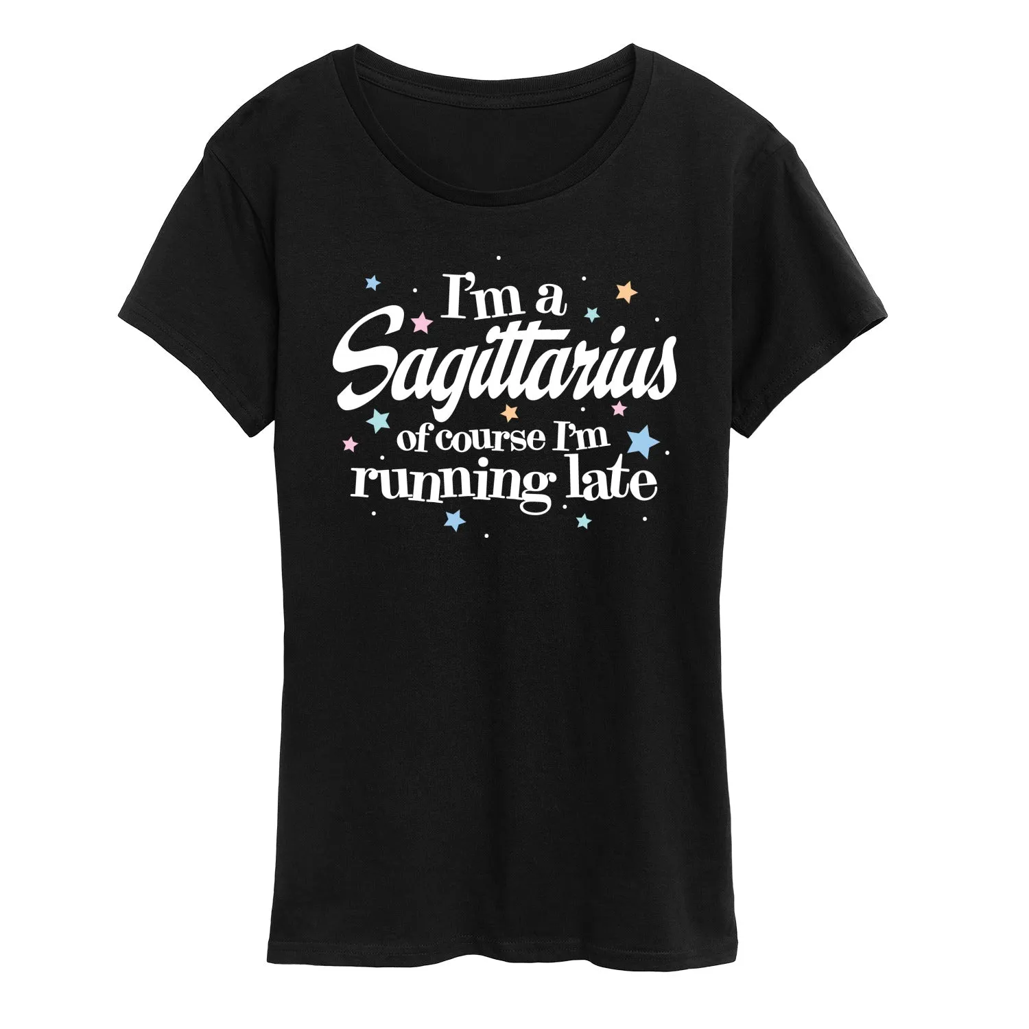 Instant Message - I'm A Sagittarius - Women's Short Sleeve Graphic T-Shirt sold by Zulily