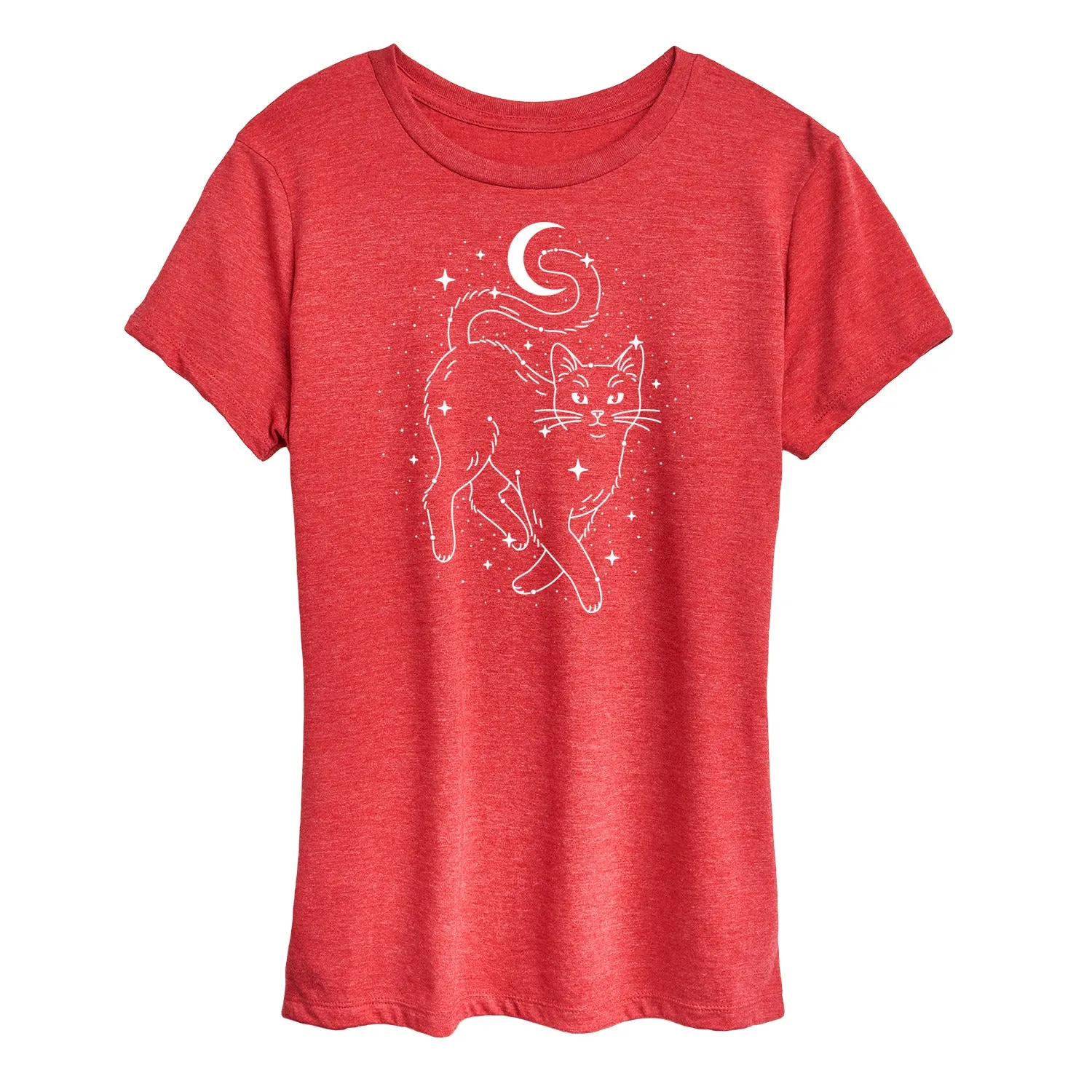 Intsant Message - Star Cat - Celestial - Witchy - Constellation - Womens Short Sleeve Classic Fit Tee sold by Zulily product image thumbnail 5