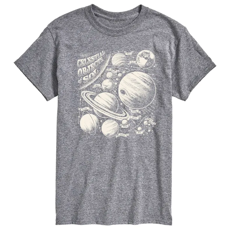 Instant Message - Celestial Objects - Outer Space - Planets - Astrology - Womens Short Sleeve Tee made by Zulily