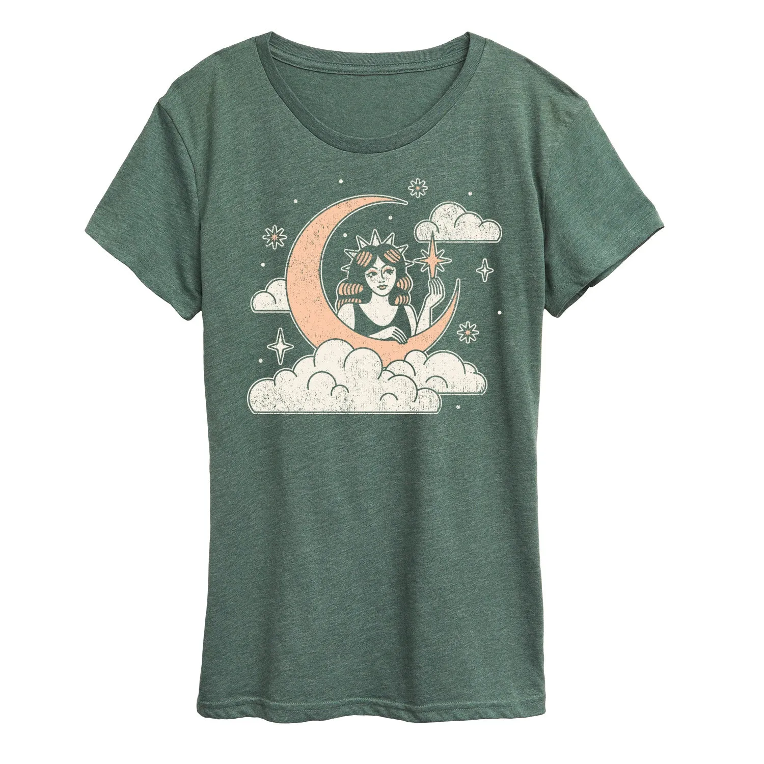 Instant Message - Celestial Moon Woman - Womens Short Sleeve Classic Fit Tee sold by Zulily product image thumbnail 5