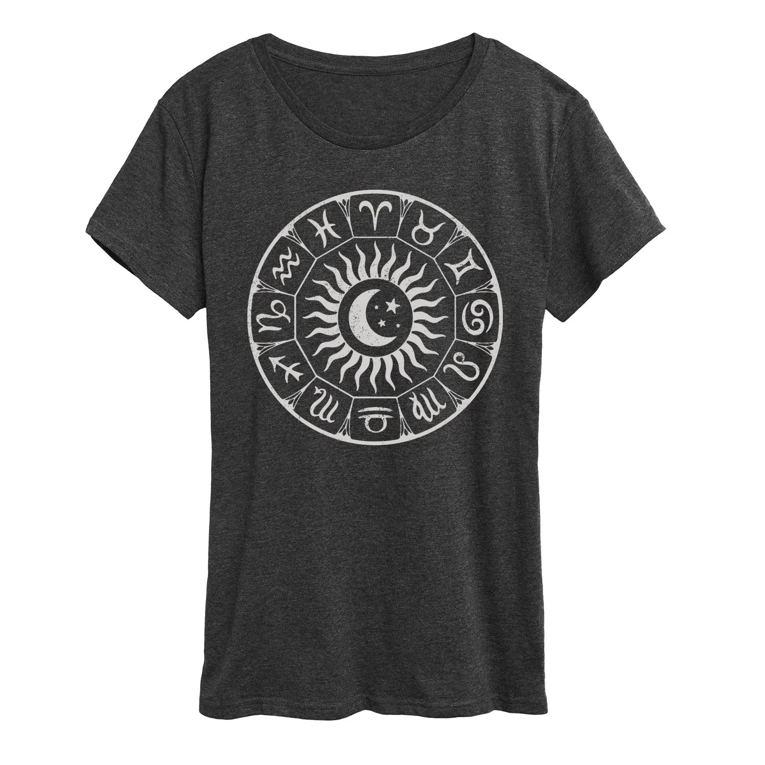 Instant Message - Zodiac Circle - Women's Short Sleeve Graphic T-Shirt sold by Zulily product image thumbnail 2