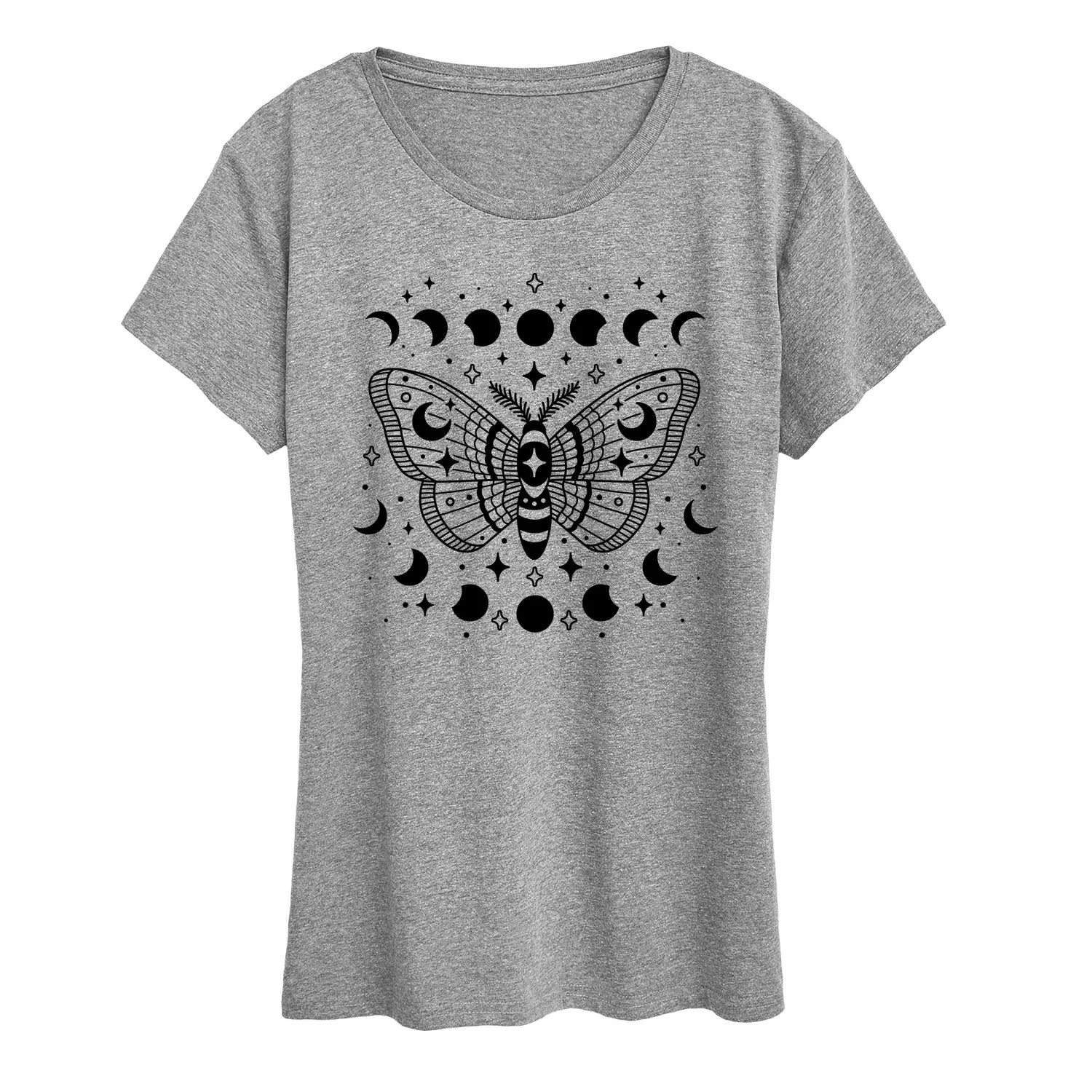 Instant Message - Luna Moth - Women's Short Sleeve Graphic T-Shirt sold by Zulily product image thumbnail 2