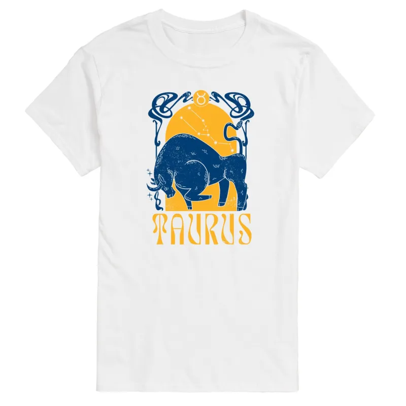 Instant Message - Taurus Zodiac - Men's Short Sleeve Graphic T-Shirt made by Zulily