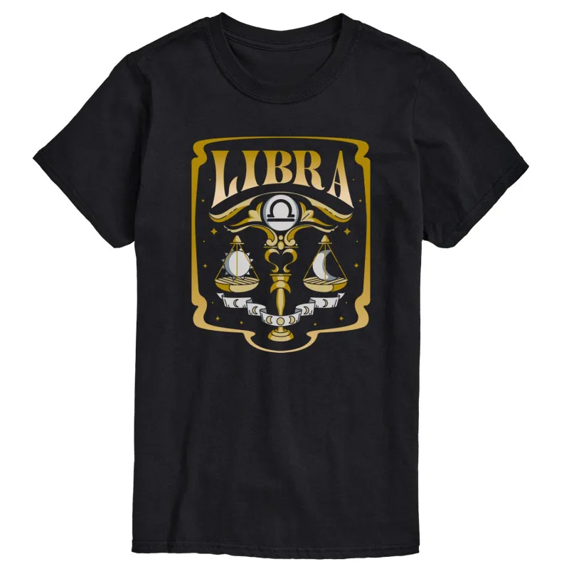 Instant Message - Libra Zodiac - Men's Short Sleeve Graphic T-Shirt made by Zulily