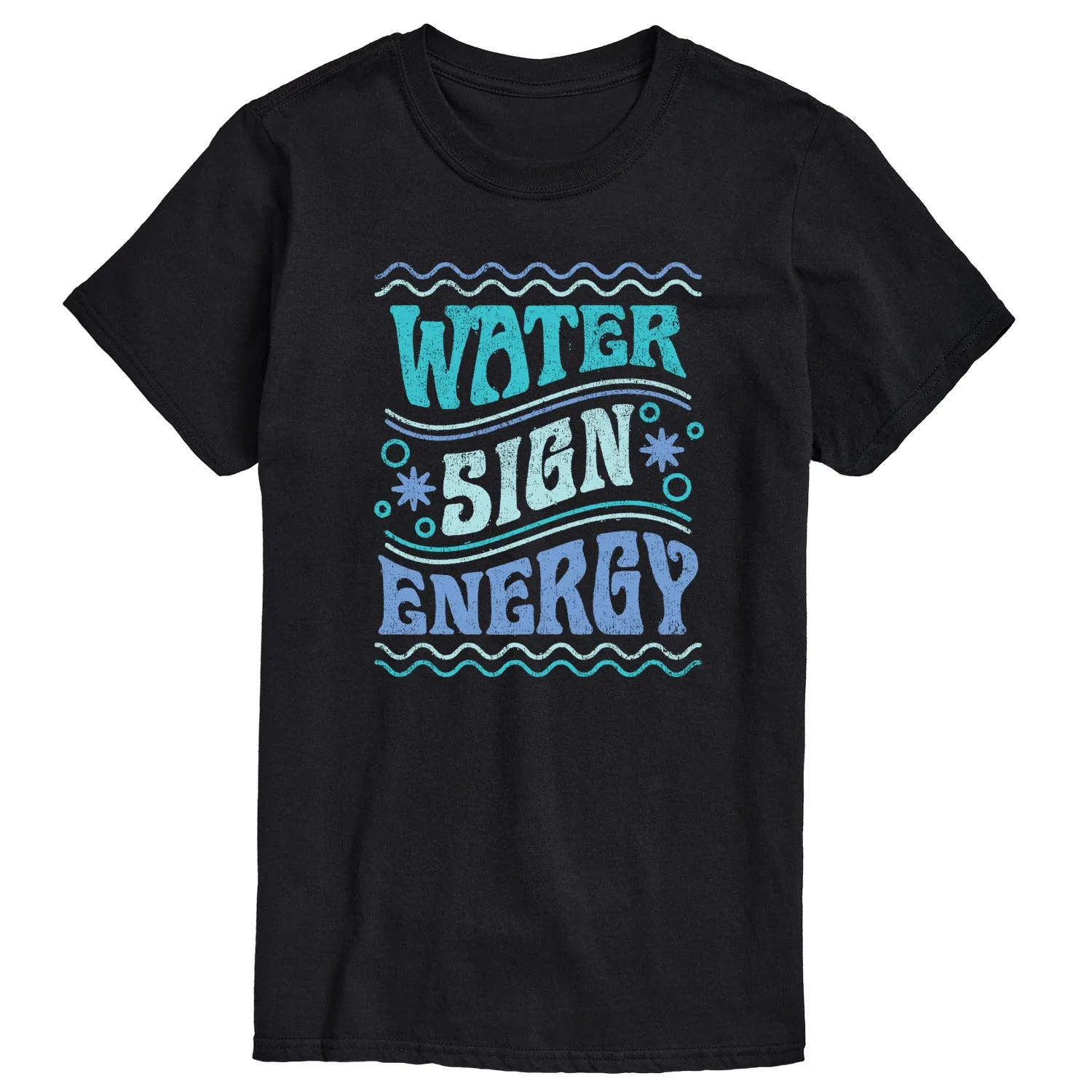 Instant Message - Water Sign Energy - Men's Short Sleeve Graphic T-Shirt sold by Zulily