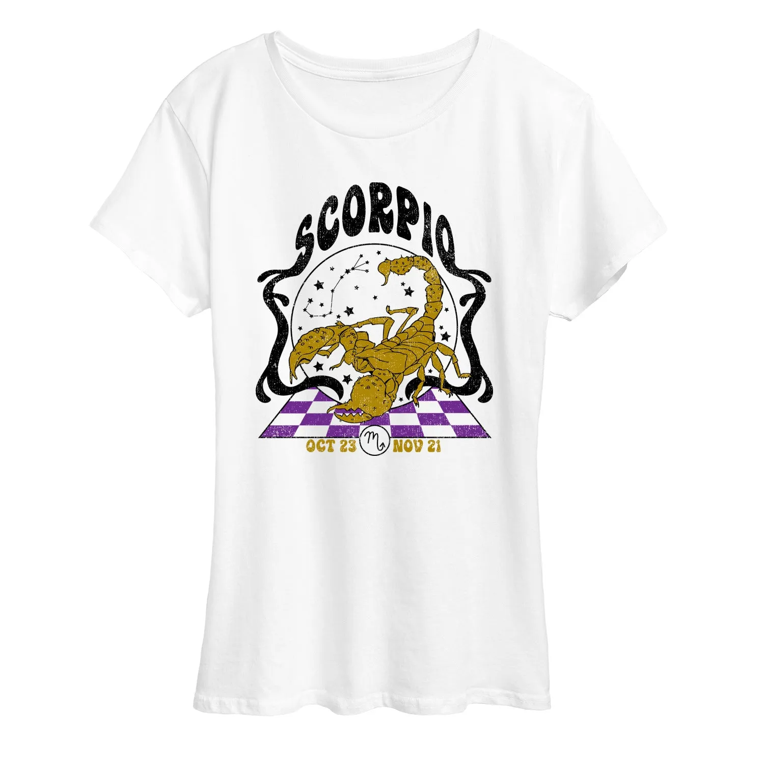 Instant Message - Scorpio Zodiac - Women's Short Sleeve Graphic T-Shirt sold by Zulily