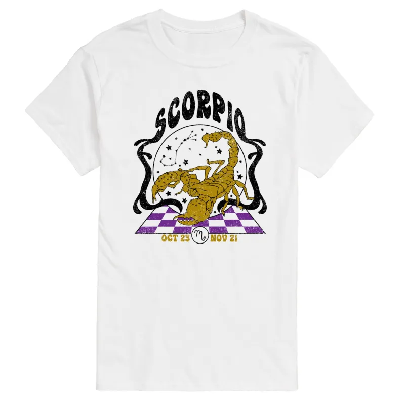 Instant Message - Scorpio Zodiac - Men's Short Sleeve Graphic T-Shirt made by Zulily