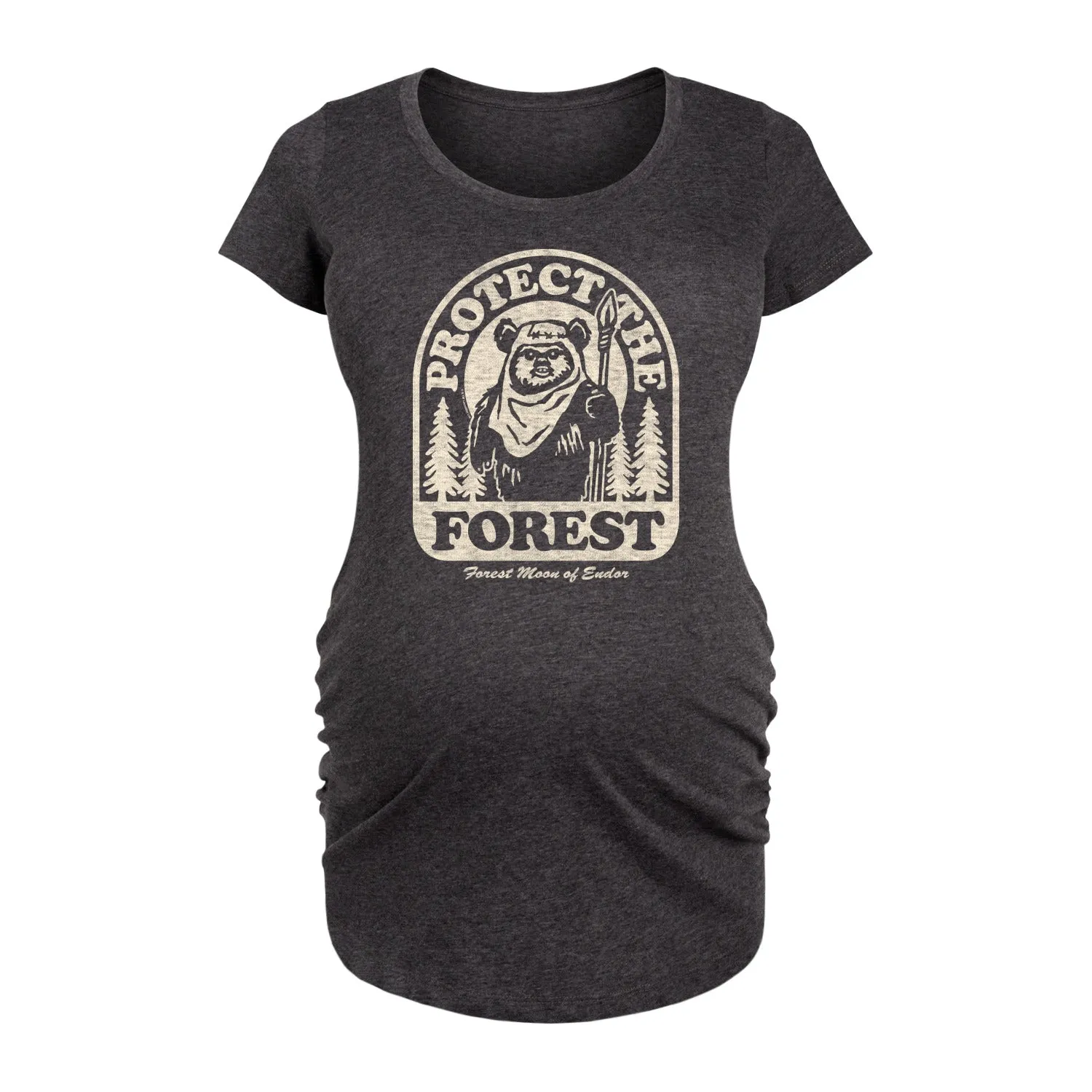 Star Wars - Ewok Protect The Forest - Maternity Scoop Neck Tee sold by Zulily product image thumbnail 2