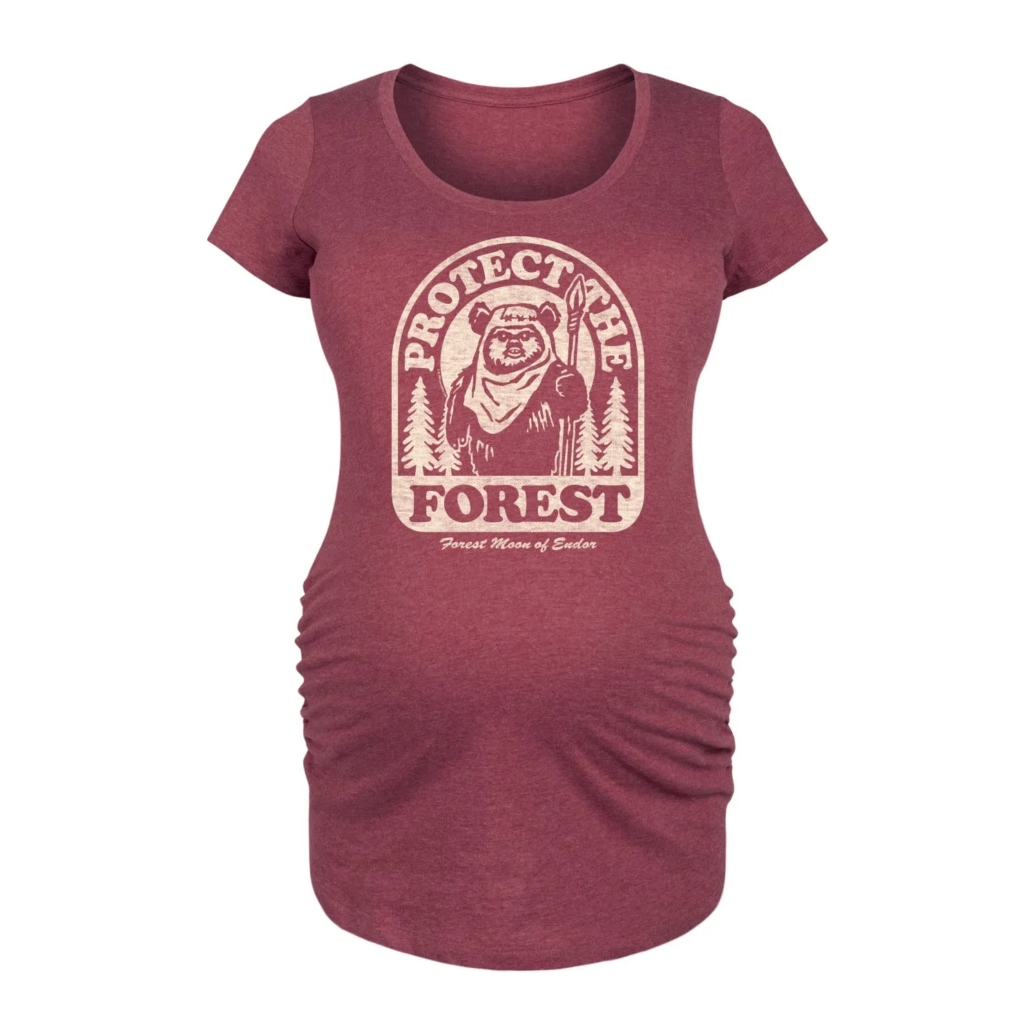 Star Wars - Ewok Protect The Forest - Maternity Scoop Neck Tee sold by Zulily product image thumbnail 3