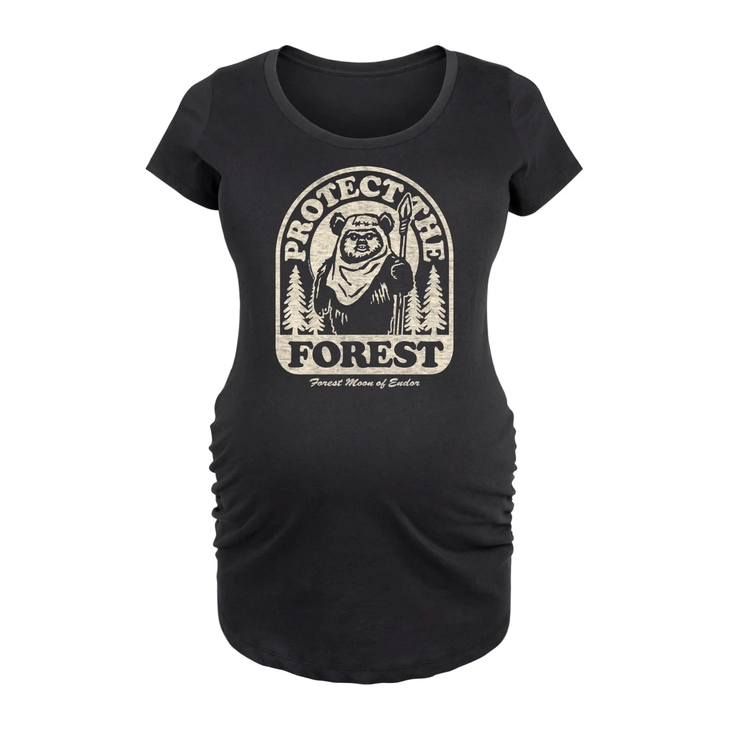 Star Wars - Ewok Protect The Forest - Maternity Scoop Neck Tee sold by Zulily
