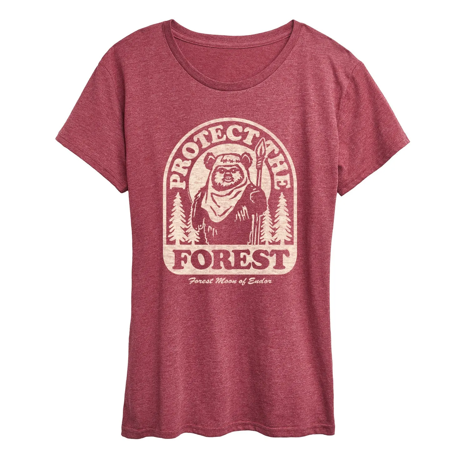 Star Wars - Ewok Protect The Forest - Women's Short Sleeve Classic Fit Tee sold by Zulily product image thumbnail 5