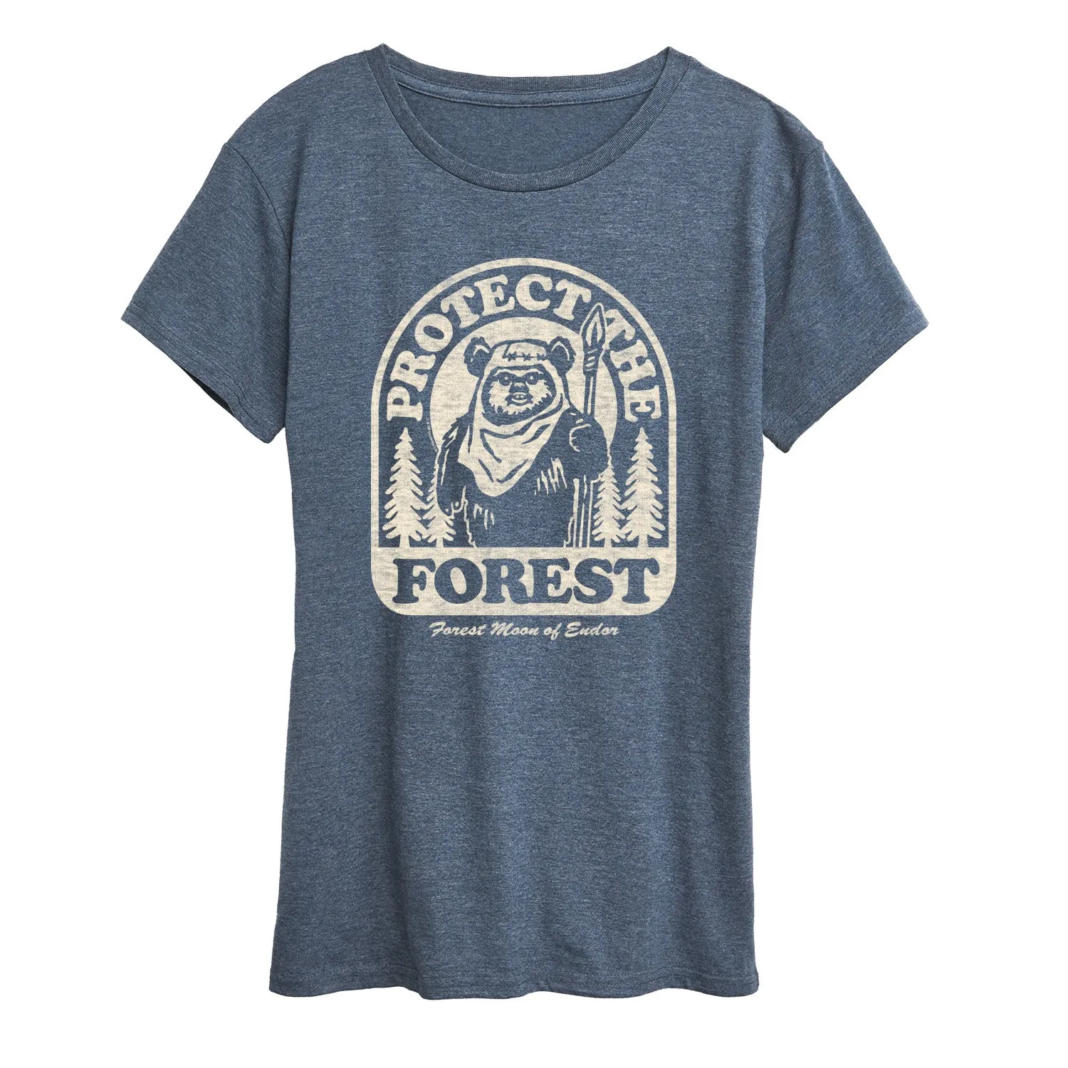 Star Wars - Ewok Protect The Forest - Women's Short Sleeve Classic Fit Tee sold by Zulily product image thumbnail 2