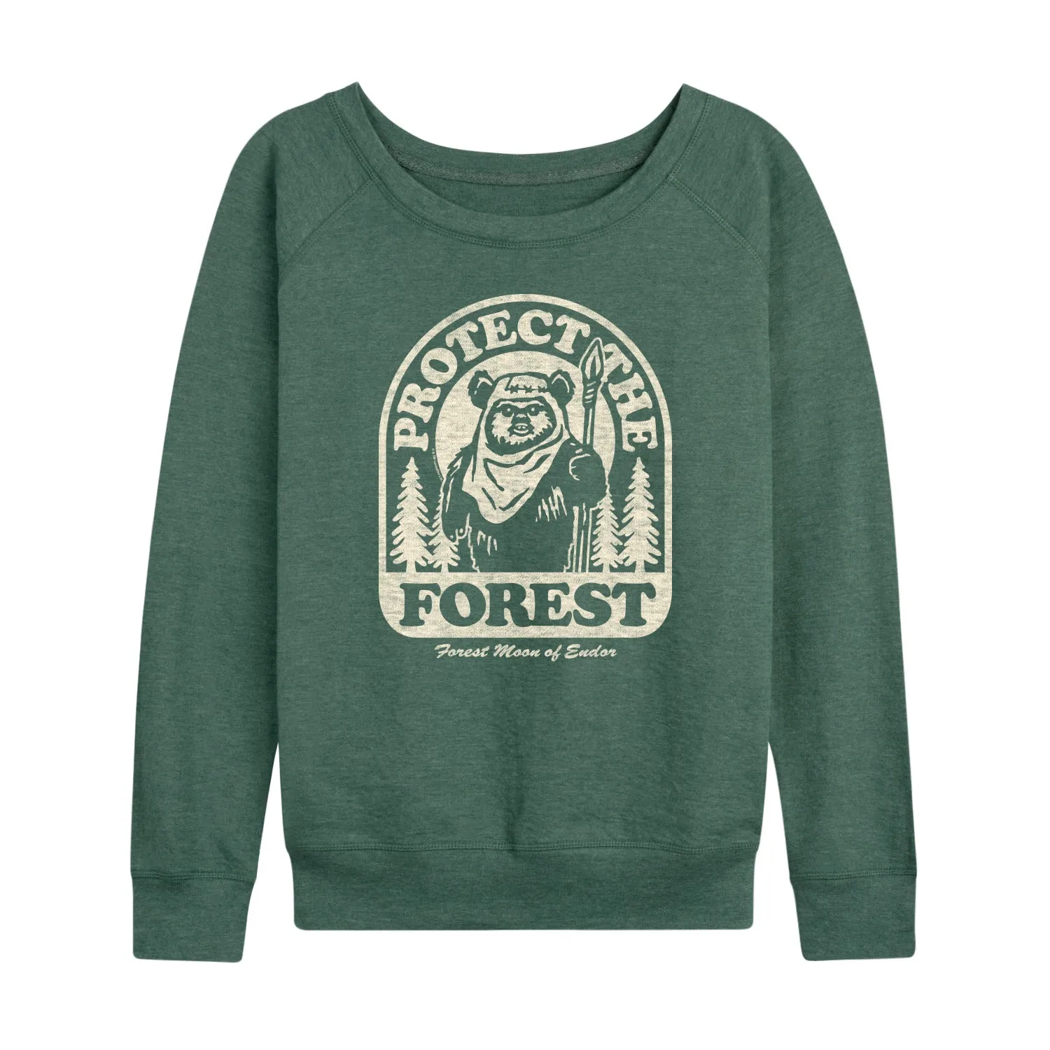 Star Wars - Ewok Protect The Forest - Women's French Terry Pullover Long Sleeve Shirt sold by Zulily product image thumbnail 4