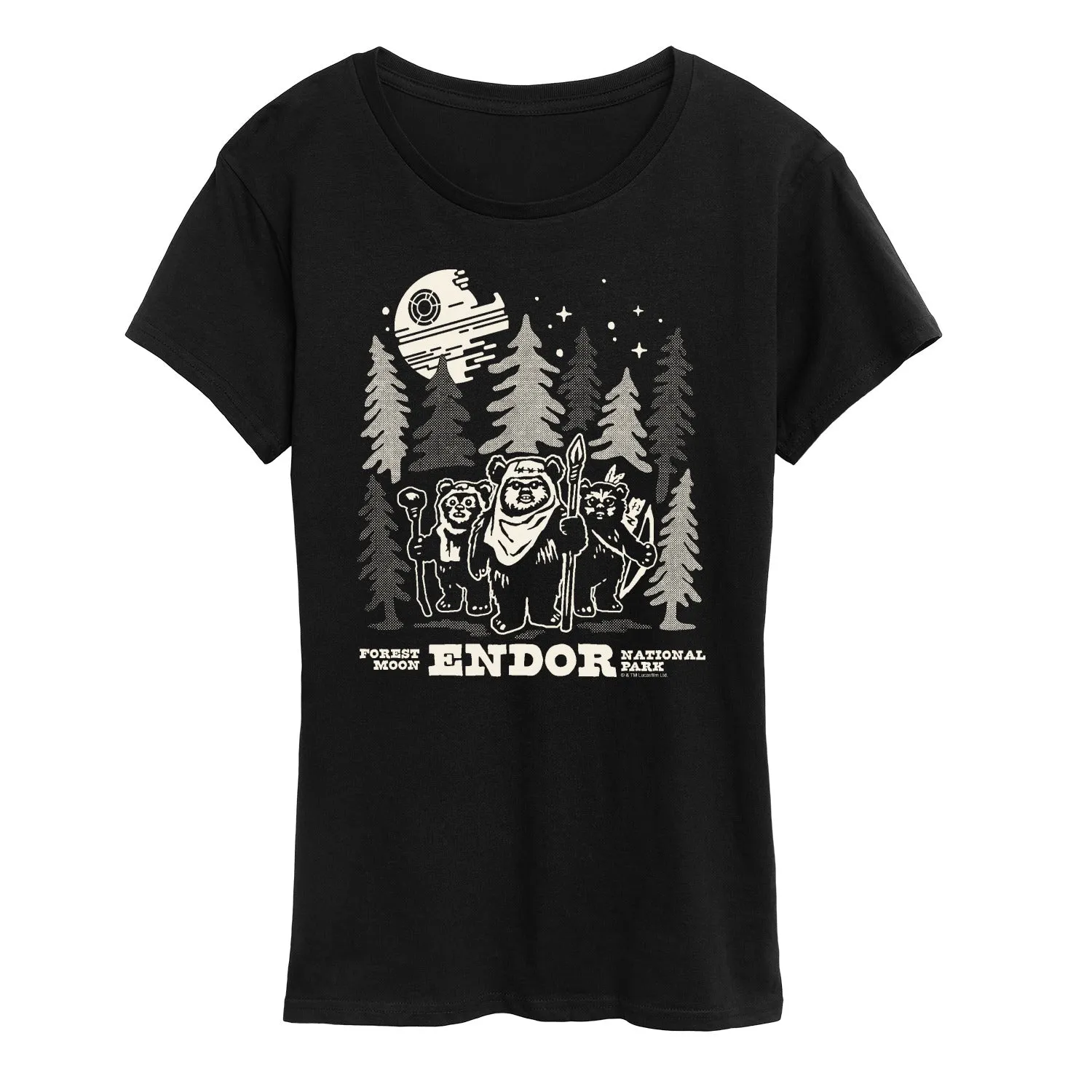 Star Wars - Endor Wildlife - Women's Short Sleeve Graphic T-Shirt sold by Zulily product image thumbnail 2