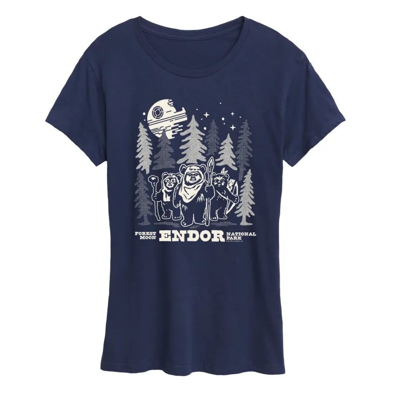 Star Wars - Endor Wildlife - Women's Short Sleeve Graphic T-Shirt made by Star Wars