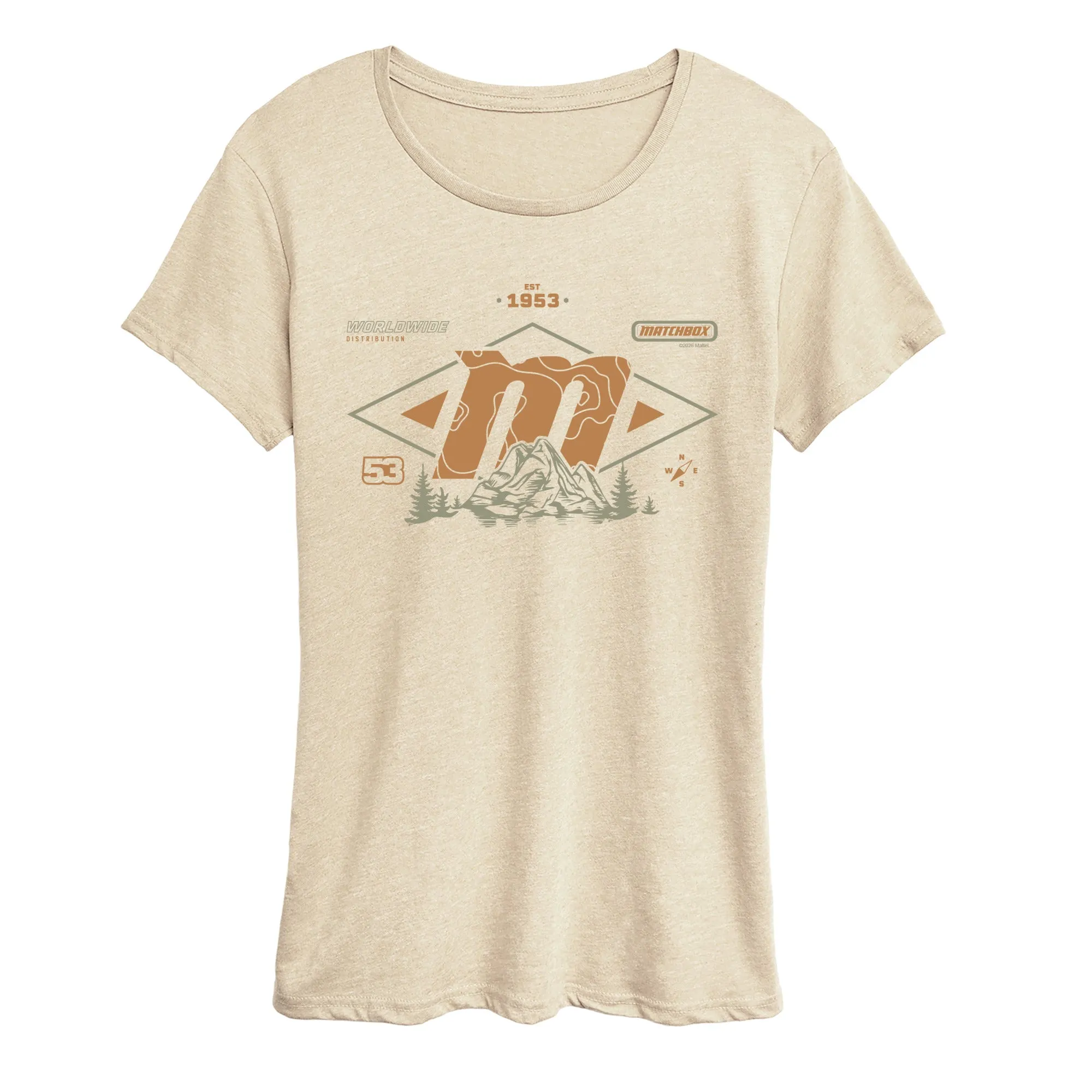 Matchbox - Mountain Logo - Women's Short Sleeve Graphic T-Shirt sold by Zulily product image thumbnail 2