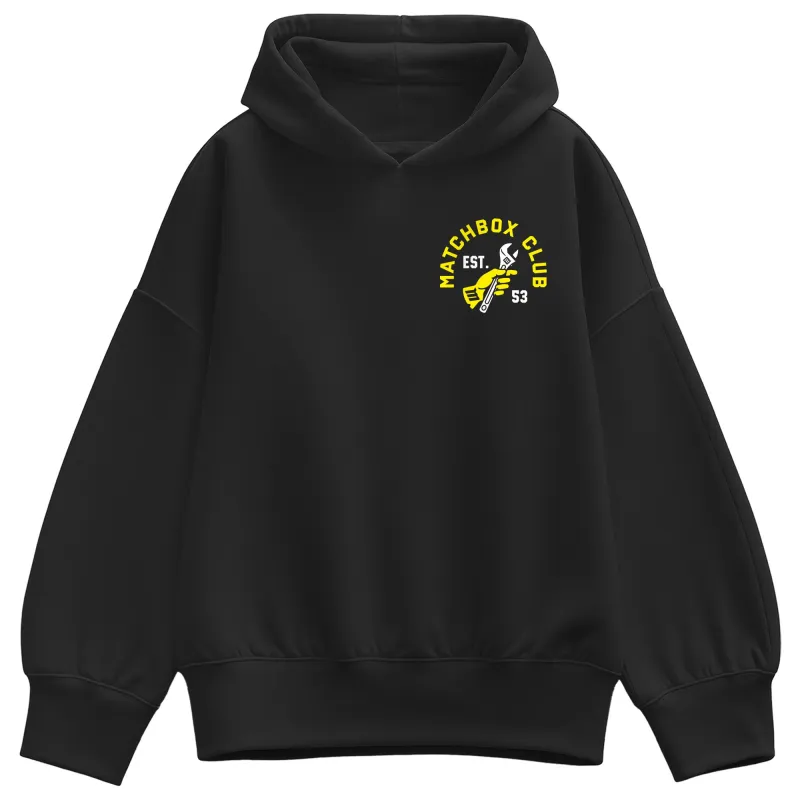 Matchbox - Movable Parts & Repairs - Women's Oversized Fleece Hoodie Sweatshirt made by Zulily