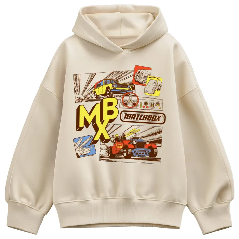 Matchbox - Car Panels - Women's Oversized Fleece Hoodie Sweatshirt made by Zulily