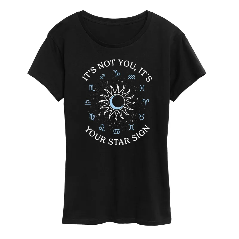 Instant Message - Its Your Star Sign - Women's Short Sleeve Graphic T-Shirt made by Zulily