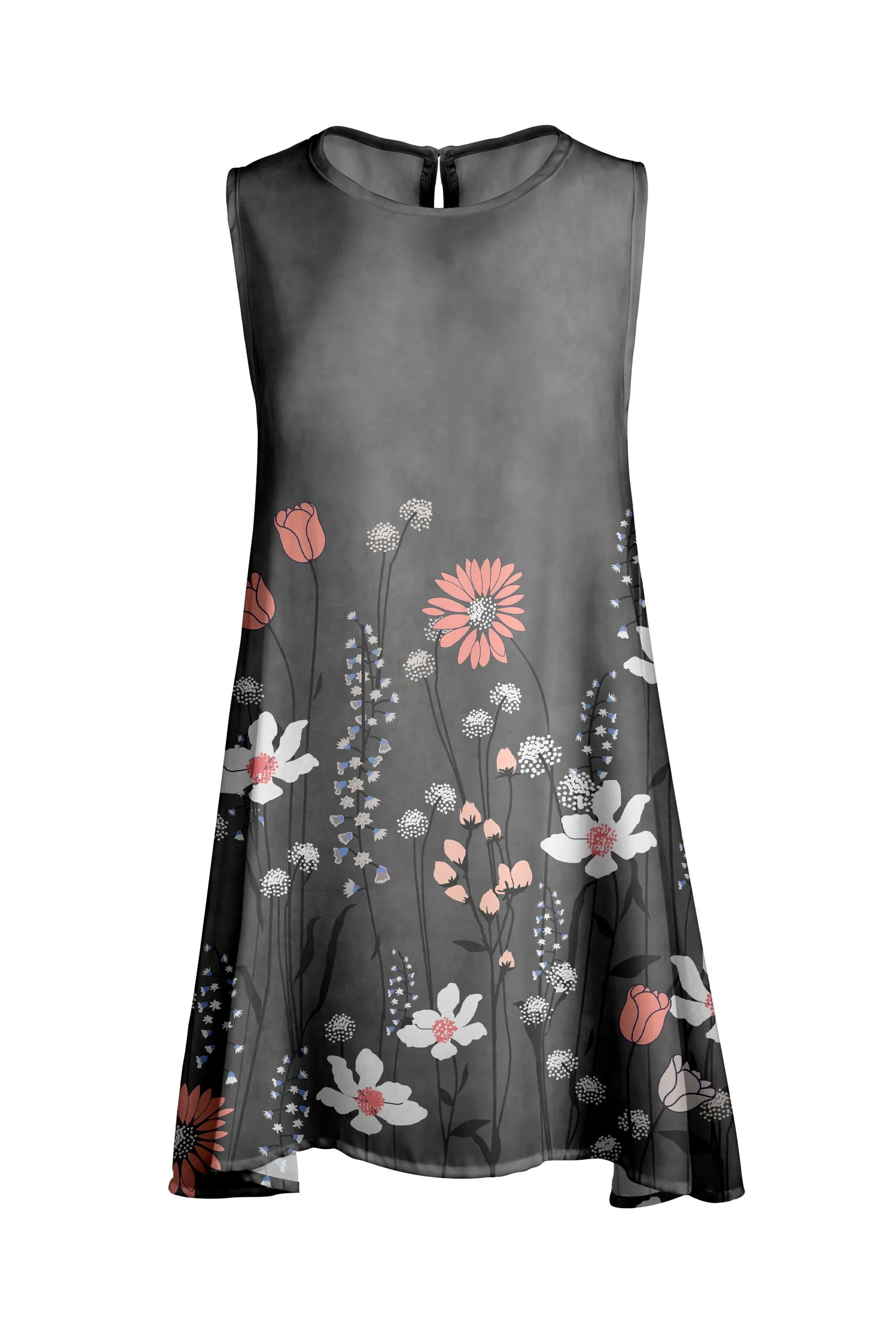 Lily by Firmiana Women’s Round Neck Sleeveless Swing Tunic Women’s Apparel sold by Zulily product image thumbnail 5