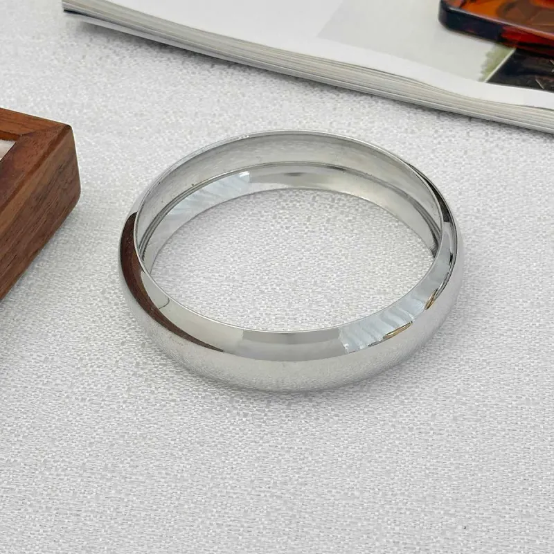 Silvertone Thin Bangle Bracelet made by Zulily