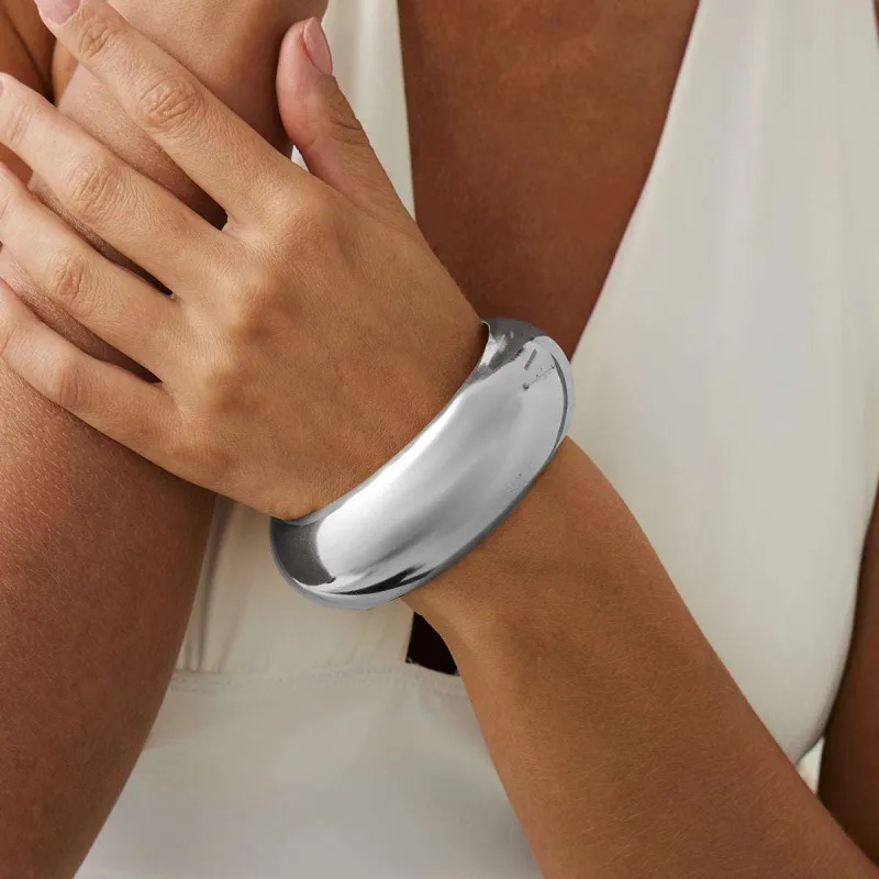 Silvertone Bangle Bracelet made by Zulily