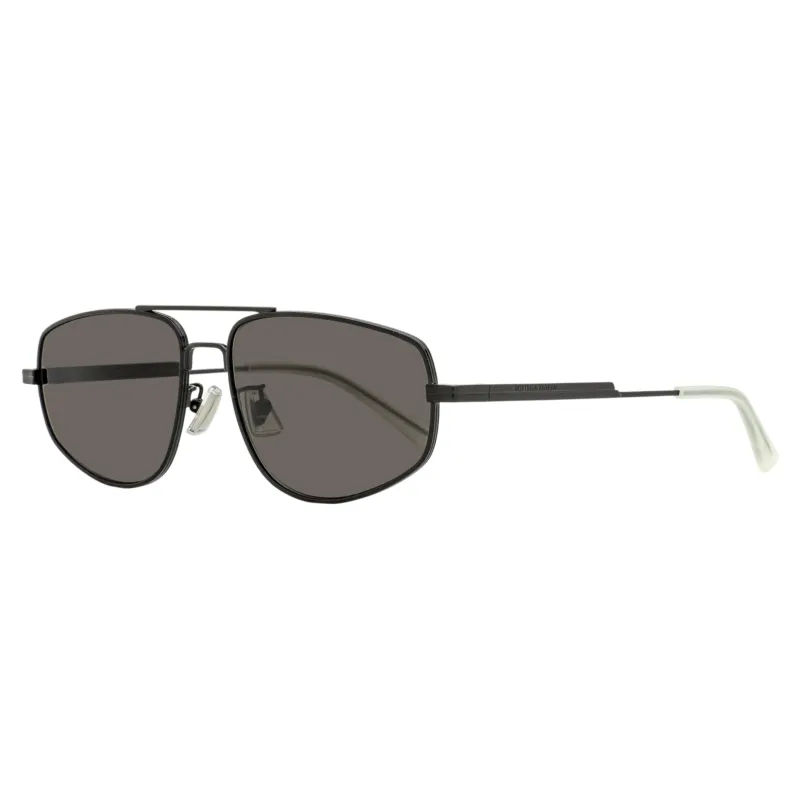 Bottega Veneta Tapered Pilot Sunglasses BV1125S 001 made by Bottega Veneta