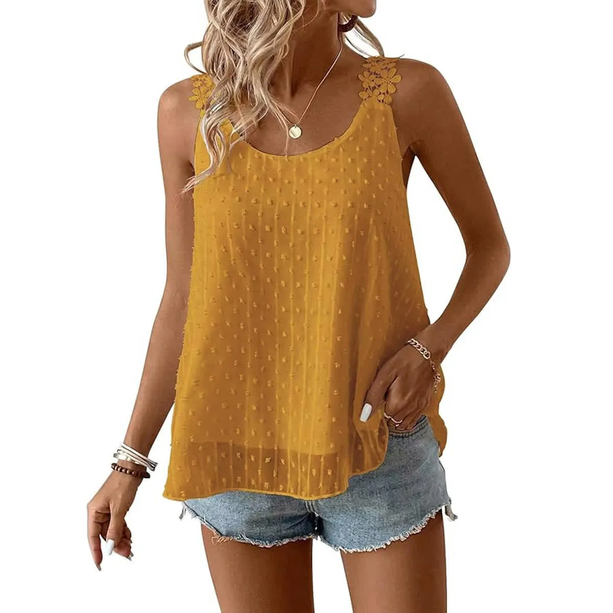 Women's Sleeveless Flowy Blouse sold by Zulily