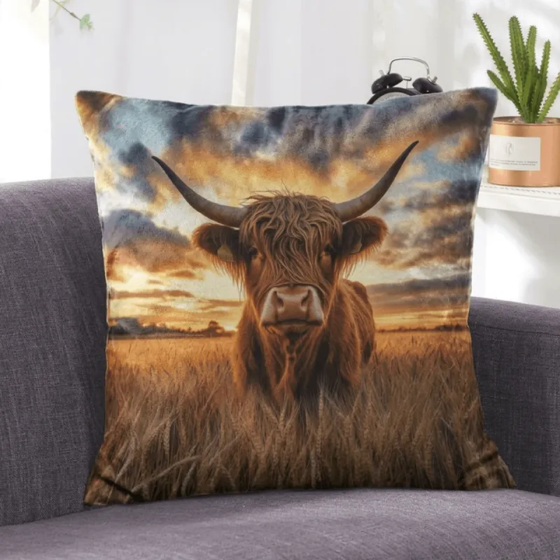 Baha Ranch Velvety Soft Throw Pillow Case Made in America made by Zulily