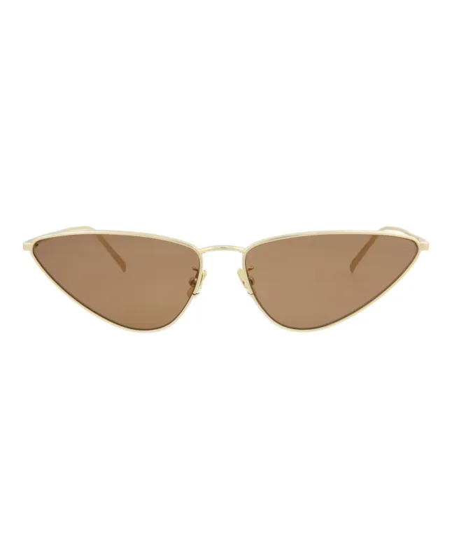 Saint Laurent Cat Eye-Frame Metal Sunglasses made by Yves Saint Laurent